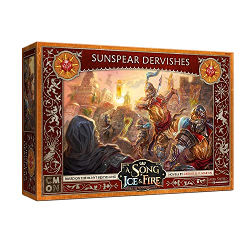 A Song of Ice and Fire Tabletop Miniatures Game Sunspear Dervishes Unit Box | Strategiespiel für Jugendliche und Erwachsene | ab 14 Jahren | 2+ Spieler | Durchschnittliche Spielzeit 45–60 Minuten | von CMON