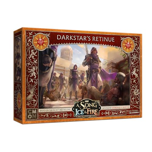 A Song of Ice and Fire Tabletop Miniatures Game Darkstar Retinue Unit Box - Lethal Warriors for Strategic Warfare, Strategiespiel für Erwachsene, ab 14 Jahren, 2+ Spieler, 45-60 Minuten Spielzeit, von CMON