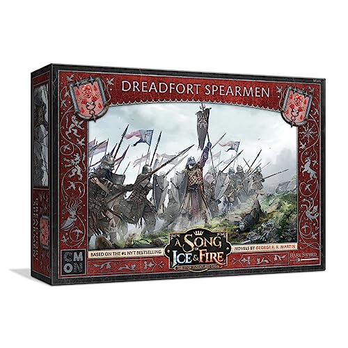 A Song of Ice and Fire Tabletop Miniatures Game Dreadfort Spearmen Unit Box - Strategiespiel für Jugendliche und Erwachsene, ab 14 Jahren, 2+ Spieler, 45-60 Minuten Spielzeit, hergestellt von CMON von CMON