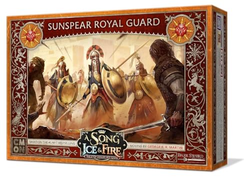 A Song of Ice and Fire Tisch-Miniaturen-Spiel Sunspear Royal Guard Unit Box,Strategiespiel für Jugendliche und Erwachsene,ab 14 Jahren,durchschnittliche Spielzeit 45-60 Minuten,hergestellt von CMON von CMON