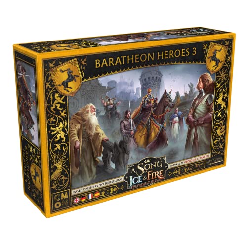 CMON, A Song of Ice & Fire – Helden von Haus Baratheon III, Erweiterung, Tabletop, 2 Spieler, Ab 14+ Jahren, 45-60 Minuten, Deutsch, Mehrsprachig von CMON