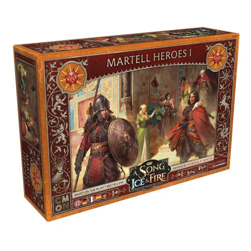 CMON, A Song of Ice & Fire – Helden von Haus Martell I, Erweiterung, Tabletop, 2 Spieler, Ab 14+ Jahren, 45-60 Minuten, Deutsch, Mehrsprachig von CMON