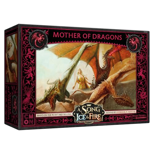 CMON, A Song of Ice & Fire – Mutter der Drachen, Erweiterung, Tabletop, 2 Spieler, Ab 14+ Jahren, 45+ Minuten, Deutsch, Mehrsprachig, 7. Targaryen Erweiterung von CMON