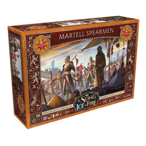 CMON, A Song of Ice & Fire – Speerträger von Haus Martell, Erweiterung, Tabletop, 2 Spieler, Ab 14+ Jahren, 45-60 Minuten, Deutsch, Mehrsprachig von CMON