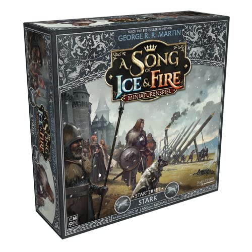 CMON, A Song of Ice & Fire – Stark, Starterset, Tabletop, 2 Spieler, Ab 14+ Jahren, 45+ Minuten, Deutsch, Mehrsprachig, Mehrfarbig, Bunt von CMON