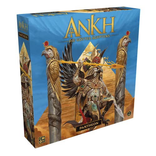 CMON | Ankh – Pantheon | Erweiterung | Kennerspiel | Strategiespiel | 2-5 Spieler | Ab 14+ Jahren | 90 Minuten | Deutsch von CMON