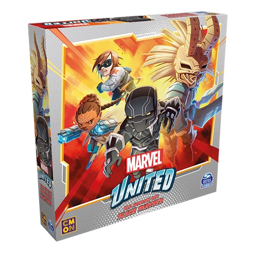 CMON, Marvel United – Der Aufstieg des Black Panther, Erweiterung, Familienspiel, Brettspiel, 1-4 Spieler, Ab 10+ Jahren, 40+ Minuten, Deutsch von CMON