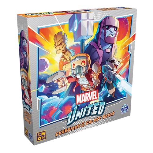 CMON, Marvel United – Guardians of the Galaxy Remix, Erweiterung, Familienspiel, Brettspiel, 1-4 Spieler, Ab 10+ Jahren, 40+ Minuten, Deutsch von CMON