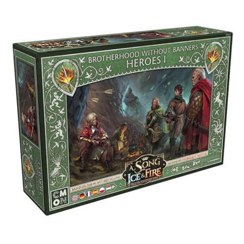 CMON, A Song of Ice & Fire – Brotherhood Heroes I (Helden der Bruderschaft ohne Banner I), Erweiterung, Tabletop, 2 Spieler, ab 14+ Jahren, 45-60 Minuten, Deutsch von CMON