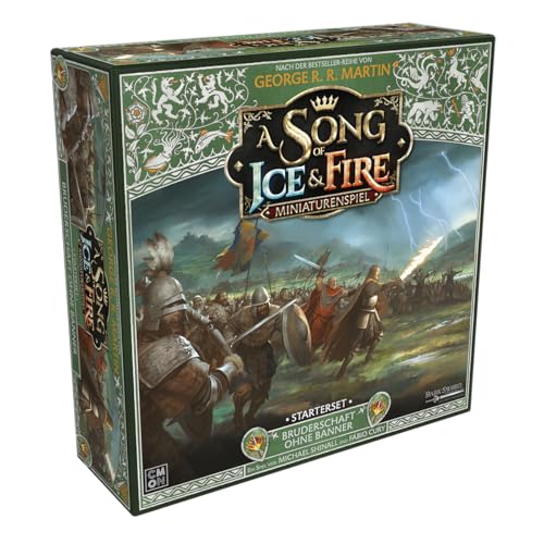 CMON, A Song of Ice & Fire – Bruderschaft ohne Banner, Starterset, Tabletop, 2 Spieler, ab 14+ Jahren, 45-60 Minuten, Deutsch von CMON