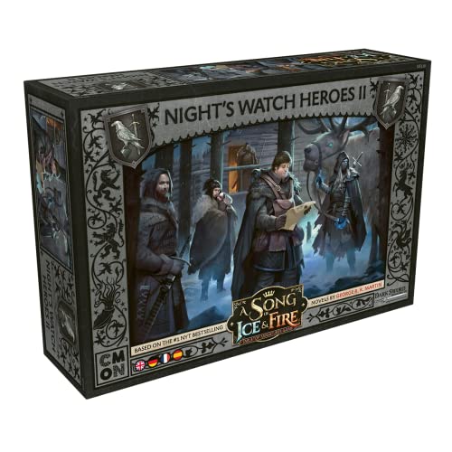 CMON, A Song of Ice & Fire – Helden der Nachtwache II, Erweiterung, Tabletop, 2 Spieler, Ab 14+ Jahren, 45+ Minuten, Deutsch, Mehrsprachig von CMON