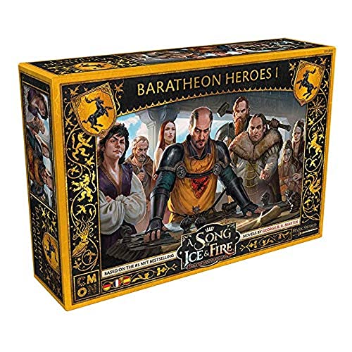 CMON, A Song of Ice & Fire – Helden von Haus Baratheon I, Erweiterung, Tabletop, 2 Spieler, Ab 14+ Jahren, 45+ Minuten, Deutsch, Mehrsprachig von CMON