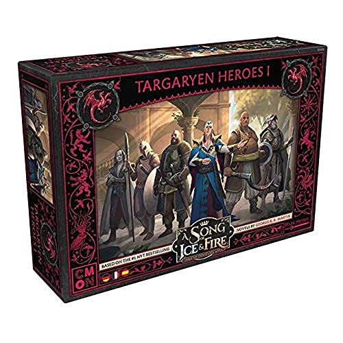 CMON, A Song of Ice & Fire – Helden von Haus Targaryen I, Erweiterung, Tabletop, 2 Spieler, Ab 14+ Jahren, 45+ Minuten, Deutsch, Mehrsprachig von CMON