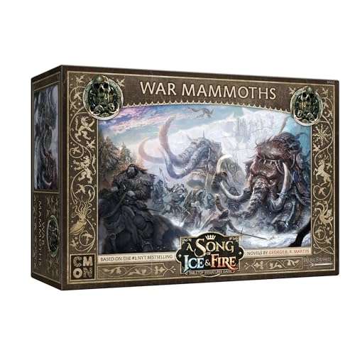 CMON, A Song of Ice & Fire – Kriegsmammuts, Erweiterung, Tabletop, 2 Spieler, Ab 14+ Jahren, 45+ Minuten, Deutsch, Mehrsprachig, Mehrfarbig, Bunt von CMON