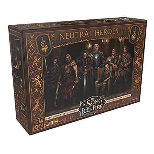 CMON, A Song of Ice & Fire – Neutrale Helden 2, Erweiterung, Tabletop, 2 Spieler, Ab 14+ Jahren, 45+ Minuten, Deutsch, Mehrsprachig von CMON