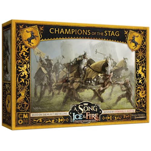 CMON, A Song of Ice & Fire – Streiter des Hirsches, Erweiterung, Tabletop, 2 Spieler, Ab 14+ Jahren, 45+ Minuten, Deutsch, Mehrsprachig, Mehrfarbig, Bunt, 6. Baratheon Erweiterung von CMON