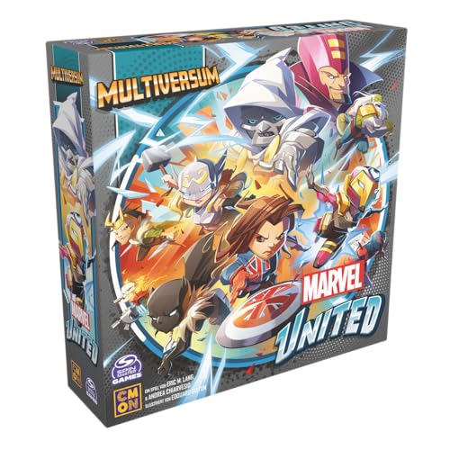 CMON, Marvel United: Multiversum, Grundspiel, Familienspiel, Brettspiel, 1-5 Spieler, Ab 10+ Jahren, 40 Minuten, Deutsch CMON, Marvel United: Multiversum, Grundspiel, Familienspiel, Brettspiel, 1-5 Spieler, Ab 10+ Jahren, 40 Minuten, Deutsch von CMON