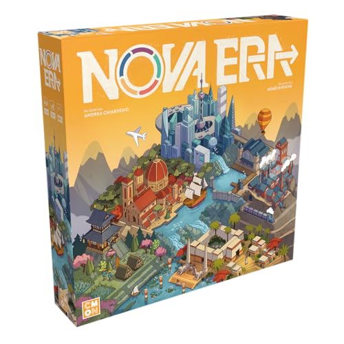 CMON, Nova Era, Familienspiel, Brettspiel, 2-4 Spieler, ab 12+ Jahren, 60 Minuten, Deutsch von CMON