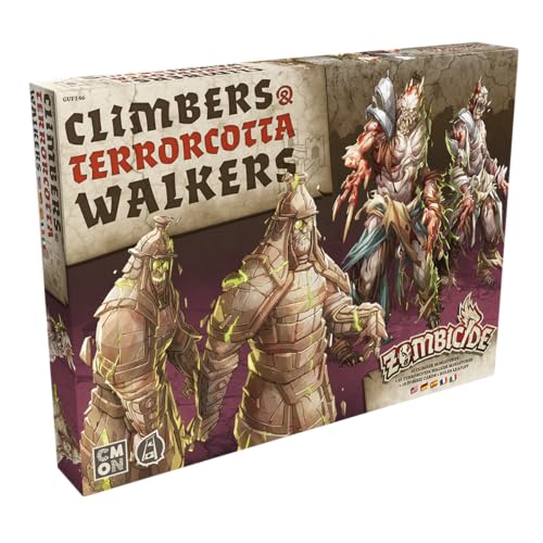 CMON, Zombicide: White Death – Climbers & Terrorcotta Walkers, Erweiterung, Kennerspiel, Dungeon Crawler, 1-6 Spieler, Ab 14+ Jahren, 60 Minuten, Deutsch, Mehrsprachig von CMON