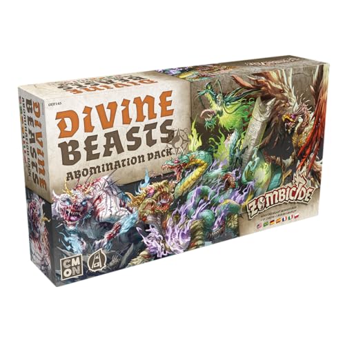 CMON, Zombicide: White Death – Divine Beasts, Erweiterung, Kennerspiel, Dungeon Crawler, 1-6 Spieler, Ab 14+ Jahren, 60 Minuten, Deutsch, Mehrsprachig von CMON