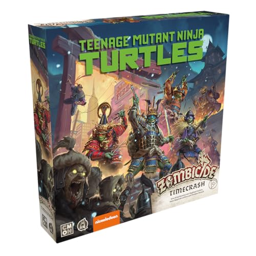 CMON, Zombicide: White Death – TMNT Timecrash, Erweiterung, Kennerspiel, Dungeon Crawler, 1-6 Spieler, Ab 14+ Jahren, 60 Minuten, Deutsch, Mehrsprachig von CMON