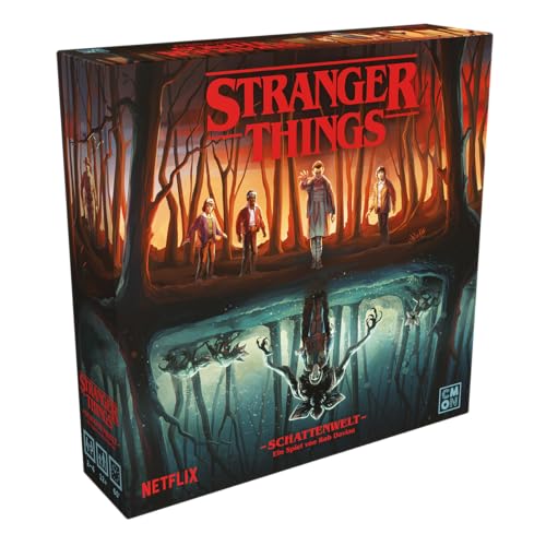 CMON, Stranger Things: Schattenwelt, Kennerspiel, Brettspiel, 2-4 Spieler, Ab 12+ Jahren, 60 Minuten, Deutsch, Mehrfarbig, Bunt von CMON