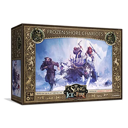 CMON A Song of Ice and Fire Tabletop Miniatures Frozen Shore Chariots Unit Box, Strategiespiel für Teenager und Erwachsene, ab 14 Jahren, für 2 Spieler, durchschnittliche Spielzeit 45–60 Minuten, von CMON