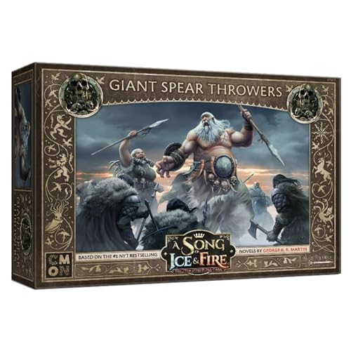 CMON A Song of Ice and Fire Tabletop Miniatures Game Giant Spear Throwers Unit Box - Powerful Ranged Giants! Strategiespiel für Erwachsene, ab 14 Jahren, 2+ Spieler, 45-60 Minuten Spielzeit, von CMON