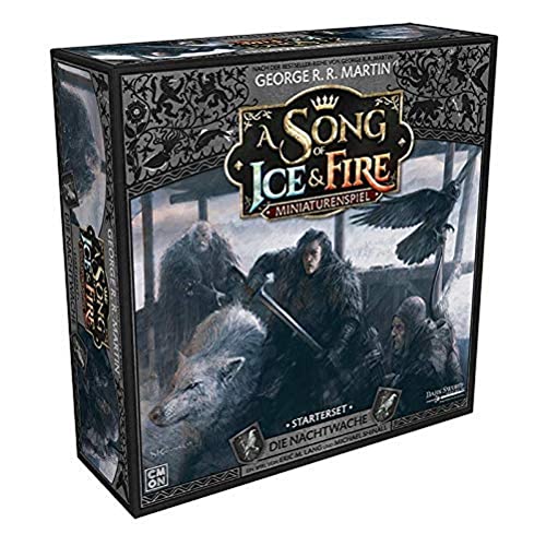 CMON, A Song of Ice & Fire – Die Nachtwache, Starterset, Tabletop, 2 Spieler, Ab 14+ Jahren, 45+ Minuten, Deutsch, Mehrsprachig, Mehrfarbig, Bunt von CMON