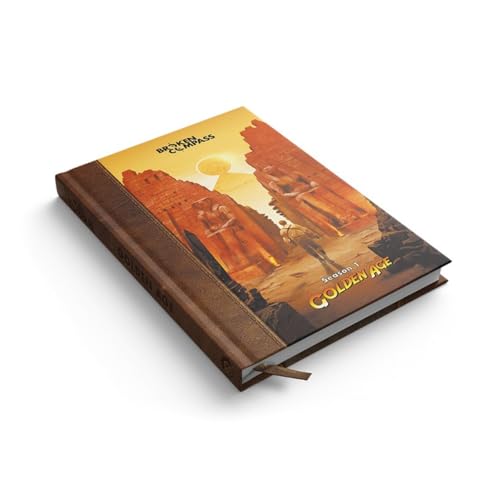 CMON Broken Compass Golden Age – Regelbuch der 1. Staffel, Rollenspiel, inspiriert von Abenteuerfilmen, lustiges Rollenspiel für Kinder und Erwachsene, ab 14 Jahren, 2–5 Spieler, durchschnittliche CMON Broken Compass Golden Age – Regelbuch der 1. Staffel, Rollenspiel, inspiriert von Abenteuerfilmen, lustiges Rollenspiel für Kinder und Erwachsene, ab 14 Jahren, 2–5 Spieler, durchschnittliche von CMON