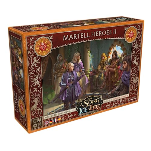 CMON, A Song of Ice & Fire – Helden von Haus Martell II, Erweiterung, Tabletop, 2 Spieler, Ab 14+ Jahren, 45-60 Minuten, Deutsch, Mehrsprachig von CMON