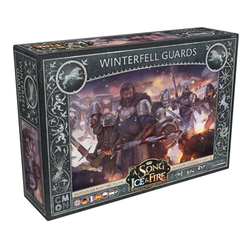 CMON, A Song of Ice & Fire – Winterfell Guards (Wachen von Winterfell), Erweiterung, Tabletop, 2 Spieler, Ab 14+ Jahren, 45-60 Minuten, Deutsch, Mehrsprachig, Mehrfarbig, Bunt von CMON