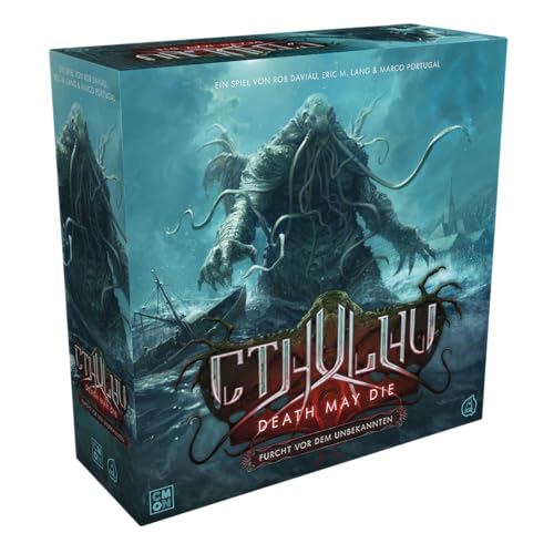 CMON, Cthulhu: Death May Die – Furcht vor dem Unbekannten, Grundspiel, Expertenspiel, Dungeon Crawler, 1-5 Spieler, Ab 12+ Jahren, 90-120 Minuten, Deutsch von CMON