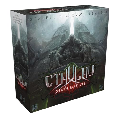 CMON, Cthulhu: Death May Die – Staffel 4, Erweiterung, Expertenspiel, Dungeon Crawler, 1-5 Spieler, Ab 12+ Jahren, 90-120 Minuten, Deutsch von CMON