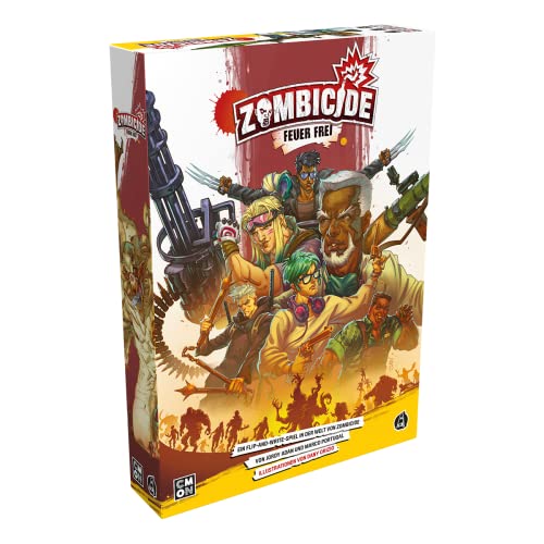 CMON, Zombicide: Feuer frei, Kennerspiel, Brettspiel, 1-6 Spieler, Ab 14+ Jahren, 30 Minuten, Deutsch von CMON