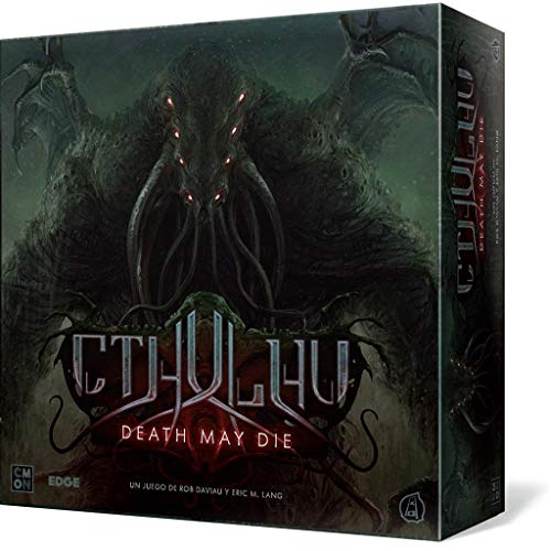 CMON Cthulhu: Death May Die | kooperatives Mystery und Horror Brettspiel für Erwachsene und Jugendliche | ab 14 Jahren | 1 bis 5 Spieler | 90-120 Minuten pro Spiel | Spanisch von CMON