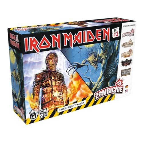 CMON, Iron Maiden Character Pack 3, Miniaturen-Erweiterung, Kennerspiel, Dungeon Crawler, 1-6 Spieler, Ab 14+ Jahren, 60 Minuten, Deutsch, Mehrsprachig, Mehrfarbig, Bunt von CMON