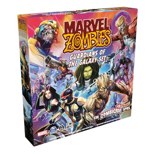 CMON, Marvel Zombies: Guardians of the Galaxy – Ein Zombicide Spiel, Erweiterung, Kennerspiel, Dungeon Crawler, 1-6 Spieler, Ab 14+ Jahren, 60 Minuten, Deutsch, Mehrfarbig, Bunt von CMON