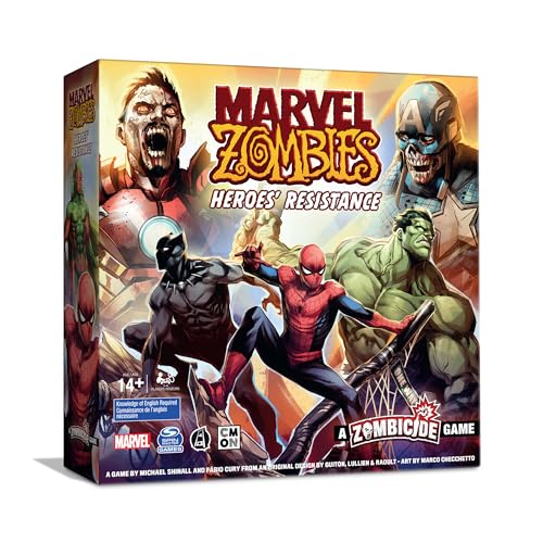 CMON Marvel Zombies: Heroes' Resistance Miniatur-Brettspiel, ab 14 Jahren, 1–4 Spieler, 45–60 Minuten Spieldauer CMON Marvel Zombies: Heroes' Resistance Miniatur-Brettspiel, ab 14 Jahren, 1–4 Spieler, 45–60 Minuten Spieldauer von CMON