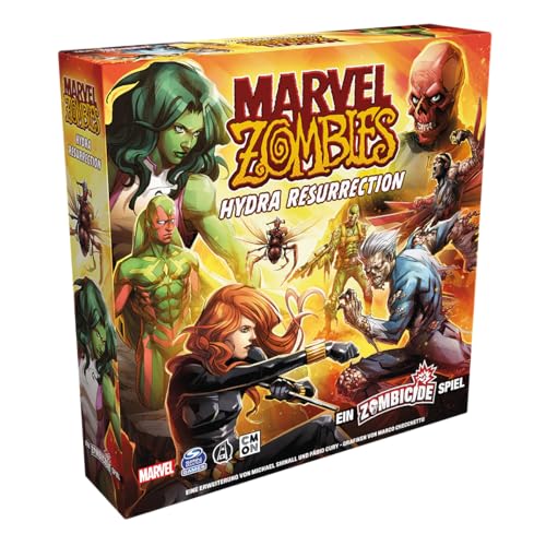 CMON, Marvel Zombies: Hydra Resurrection – Ein Zombicide Spiel, Erweiterung, Kennerspiel, Dungeon Crawler, 1-6 Spieler, Ab 14+ Jahren, 60 Minuten, Deutsch, Mehrfarbig, Bunt von CMON