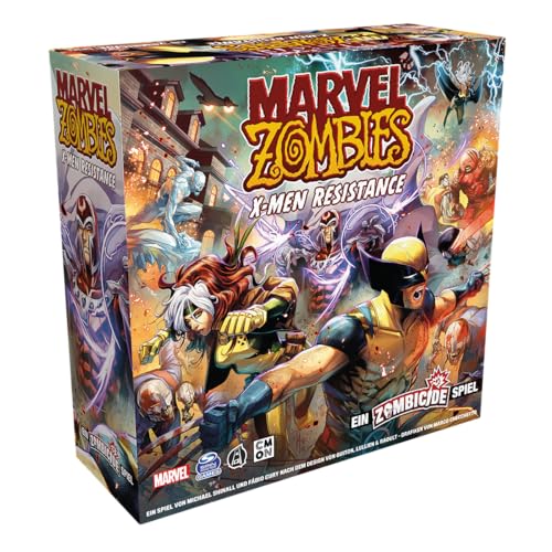 CMON, Marvel Zombies: X-Men Resistance – Ein Zombicide-Spiel, Kennerspiel, Dungeon Crawler, 1-6 Spieler, Ab 14+ Jahren, 60 Minuten, Deutsch, Mehrfarbig, Bunt von CMON