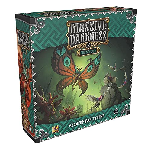 CMON, Massive Darkness 2 – Feenvolk, Erweiterung, Kennerspiel, Dungeon Crawler, 1-6 Spieler, Ab 14+ Jahren, 90-120 Minuten, Deutsch von CMON