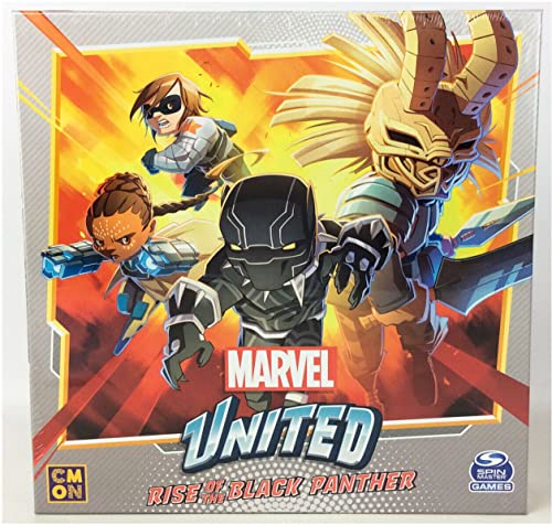 CMON Zubehör MUN002 Marvel United: Rise of The Black Panther-EN, Mehrfarbig von CMON