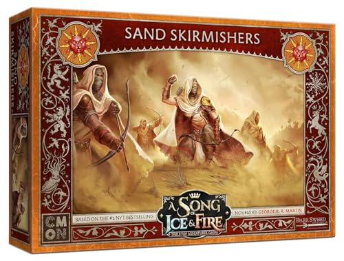 CMON A Song of Ice and Fire Tabletop Miniatures Game Sand Skirmishers Unit Box - Elite Warriors of The Dorne, Strategiespiel für Erwachsene, ab 14 Jahren, 2+ Spieler, 45-60 Minuten Spielzeit, von CMON