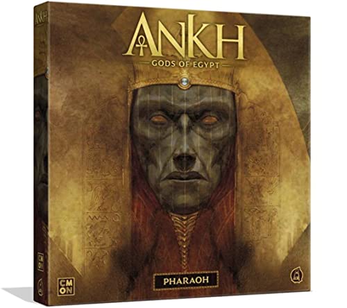 Cool Mini Or Not Inc, Ankh Gods of Egypt: Pharaoh Expansion, Board Game, Ages 14+, 2-5 Players, 90 Minutes Playing Time von CMON