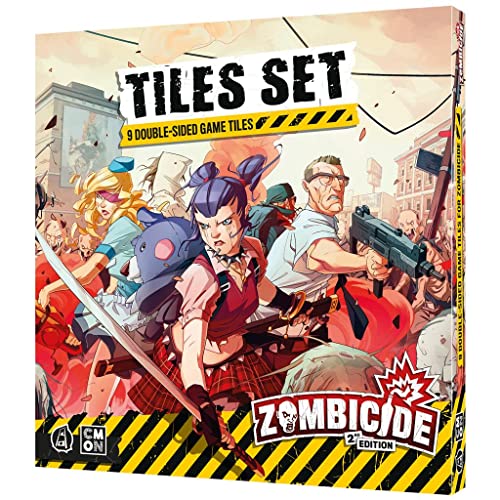 Edge Entertainment CMZCD007ES 0 Zombicide Zweite Auflage: Tiles Set-Erweiterung von CMON