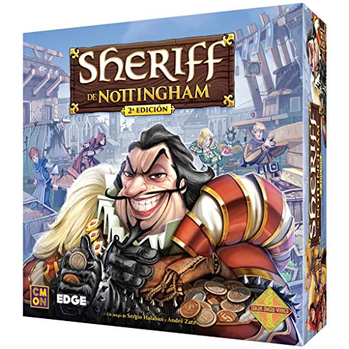 CMON Edge Entertainment El Sheriff de Nottingham 2nd ed - Brettspiel in Spanisch (EECMSN03) von CMON