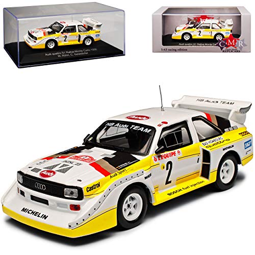 CMR A-U-D-I Sport Quattro S1 Rallye Monte Carlo 1986 Röhrl Geistdörfer 1/43 Modell Auto von CMR