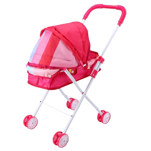 CNAFGBGG 1pc Babypuppenwagen für Kinderwagen mit großer Kapazitätspuppen mit großer Kapazitätspuppen mit läuerungsfreien Rädern Baby Kinderwagen Spielzeug für Kinder, Style 2 von CNAFGBGG