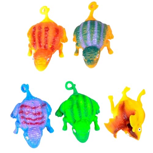 CNAFGBGG 5pcs Entlüftungsbemessungsball Dinosaurier Squeeze Ball lindert Spannungsdruck Freigabe Spielzeug für Kindergeschenk 5pcs 11 * 6,8 * 1 cm. von CNAFGBGG